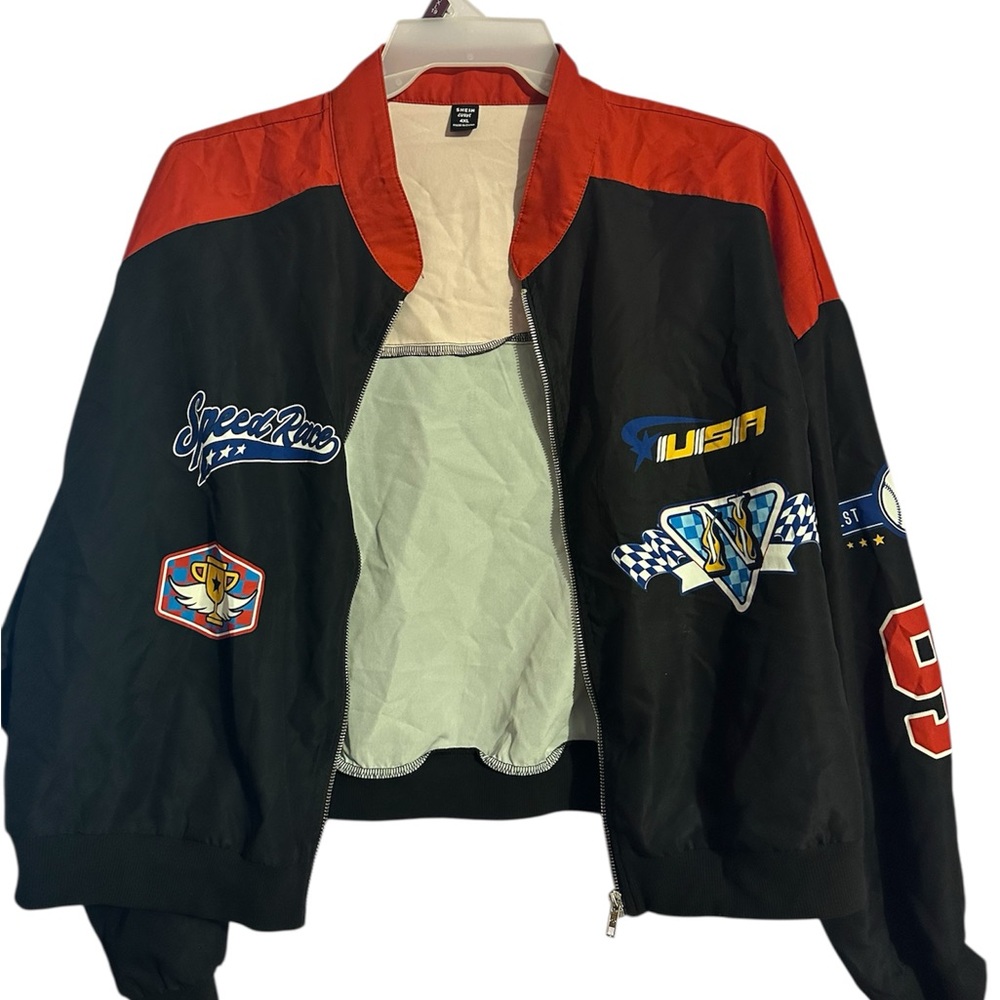 Red and Black Racing Jacket